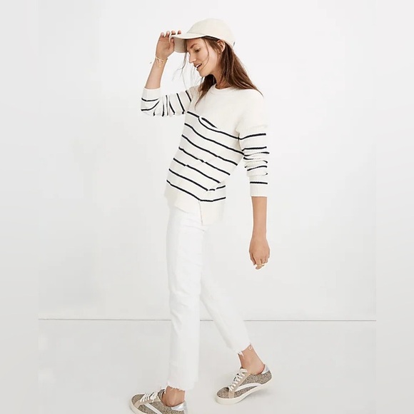 NWOT Madewell Women's 3X Thompson Pocket Pullover Sweater - Picture 4 of 11